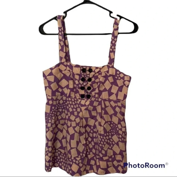 Marc by Marc Jacobs Tank Blouse Top Zip Side 2 - Picture 1 of 7